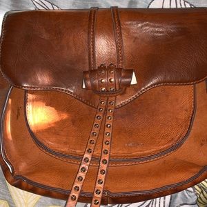 Steve Madden leather crossbody satchel